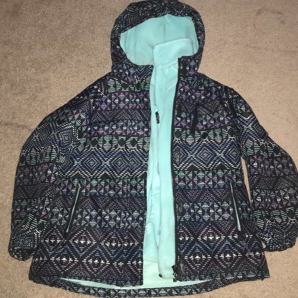 Girls Winter 2 in 1 Coat